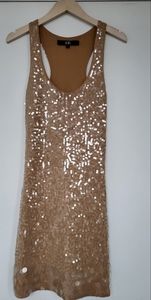 Nude Dress with Clear Sequins - Marlyn Monroe inspo